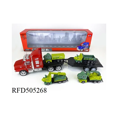 Nuovo design Kids plastica pull Back Dinosaur Car