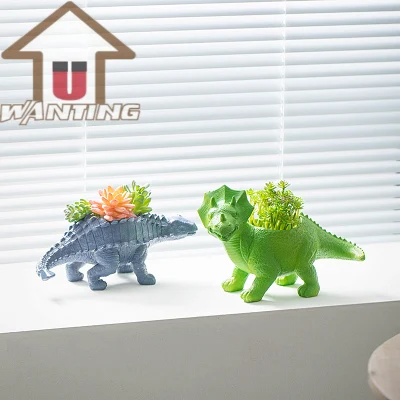 Articoli da regalo di artigianato animale Creative Natale Cartoon resina Dinosaur World Outdoor Decorazione del giardino