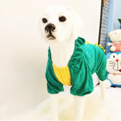 Nuovi costumi in cotone con dinosauro Halloween per piccole medie Cani per animali domestici