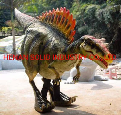 Costume da mascotte Animatronic Dinosaur per adulti