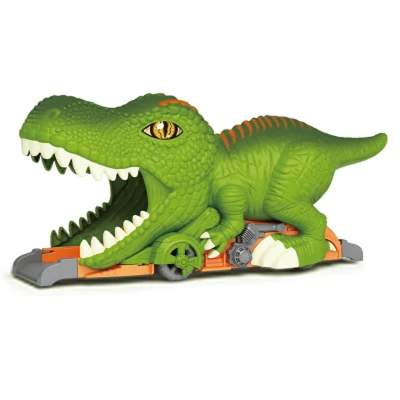 Animali Bambini Giocattoli Dinosauro forma Friction Power Car Bambini Giocattoli Veicolo piccolo fluenza realistico Rubble scorrevole Puzzle Tunnel Car Dinosaur Auto