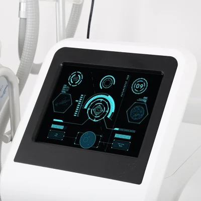 Raffreddamento a LED raffreddamento a forma di liquido riscaldamento Cellulite Cryo 4 gestisce il congelamento dei grassi Macchina per lo scultore del corpo
