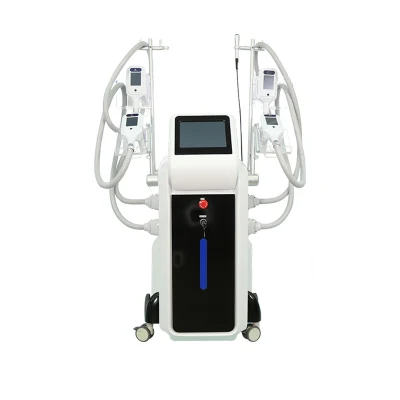 Raffreddamento a LED raffreddamento a forma di liquido riscaldamento Cellulite Cryo 4 gestisce il congelamento dei grassi Macchina per lo scultore del corpo