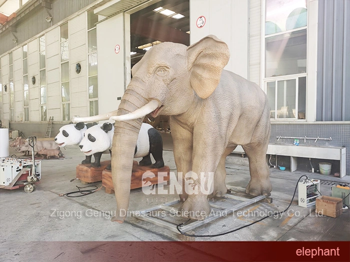 3D Animal Model Animatronic Life Size Elephant