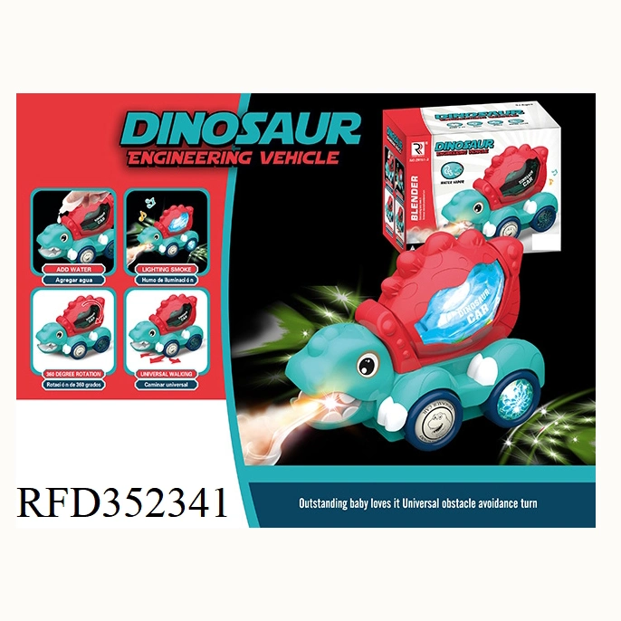 New Product Mechanical Electric Dinosaur Toy Spray Dinosaur with Wings