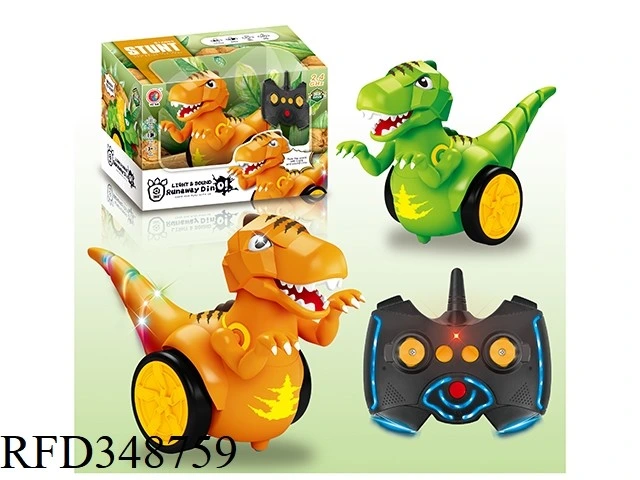 2.4G 6chs Radio Control Dinosaur Stunt Including Battery