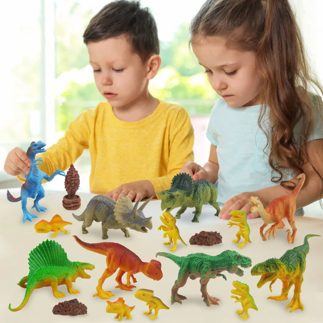 Realistic Dinosaurs Plastic Assorted Dinosaur Figures Jurassic Dinosaur World Series Velociraptor Figure Children&prime; S Toys