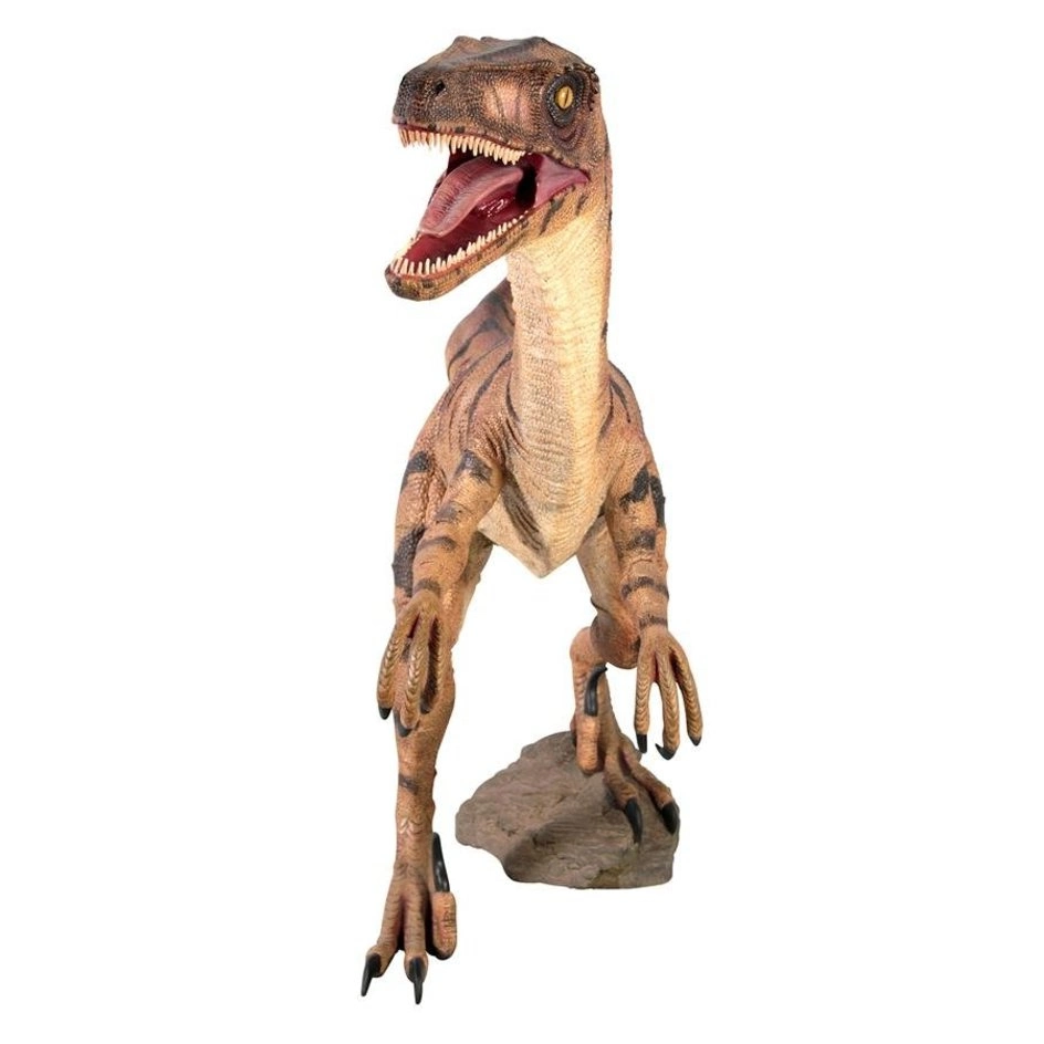 Modern Craft Velociraptor Dinosaur Statue Toy Dragon Ornament