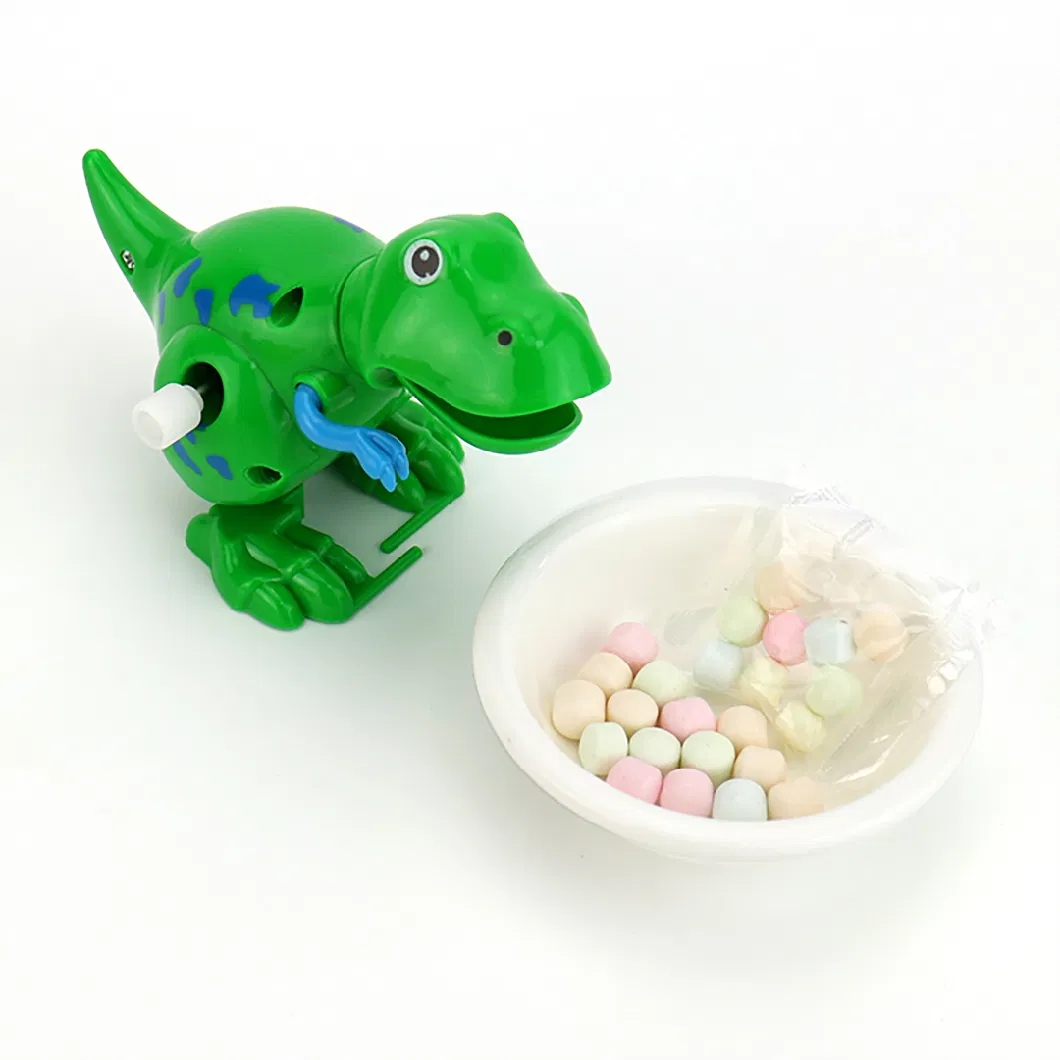 Cartoon Walking Dinosaur Toy Tyrannosaurus Rex Clockwork Toy Candy