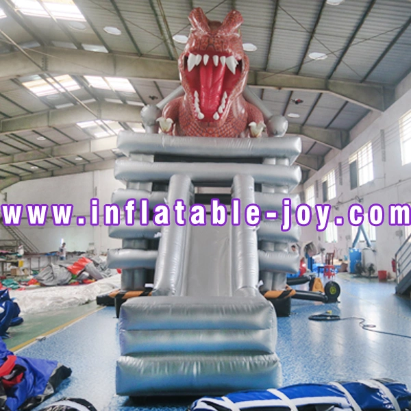 2021 New Design 9X4.5X6m Giant Inflatable Dinosaur Slide
