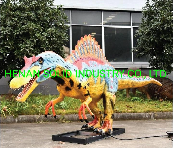 High Simulation Animatronic Dinosaur in Jurassic Park Luna Park Equipment