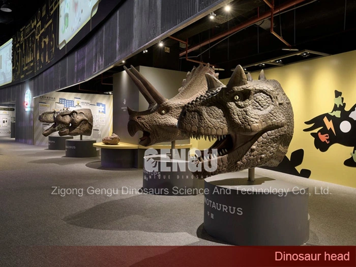 Indoor Playground High Simulation Dinosaur Head Decoration