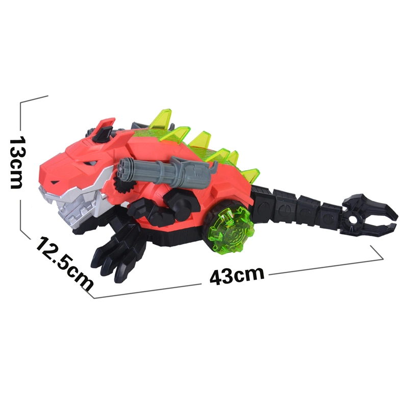 New Item Cool RC Radio Remote Control Car Remote Control Dinosaur with Spray Belt Lamp Sound Band for Kids