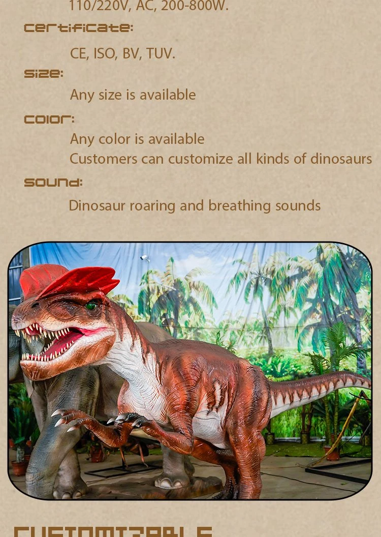 Dictyostelionus Animatronic Dinosaur Realistic Pose Design Museum Professional Animatronics Dinosaur Manufacturer