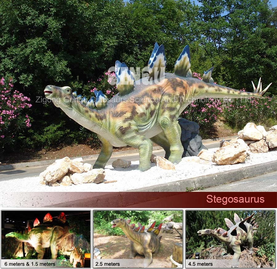 Outdoor Playground High Simulation Artificial 3D Dinosaur Models