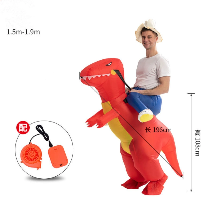 Hot Selling Best Quality Inflatable Dinosaur Costume Inflatable Halloween Costumes Suit Funny Clothes Cospaly Animal Halloween Inflatable Costume