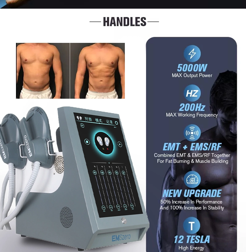 OEM ODM 12 Tesla Sculptor Physical and Beauty Equipment Slimming EMS Muscle Stimulator Wholesale Salon Use Weight Loss Massage