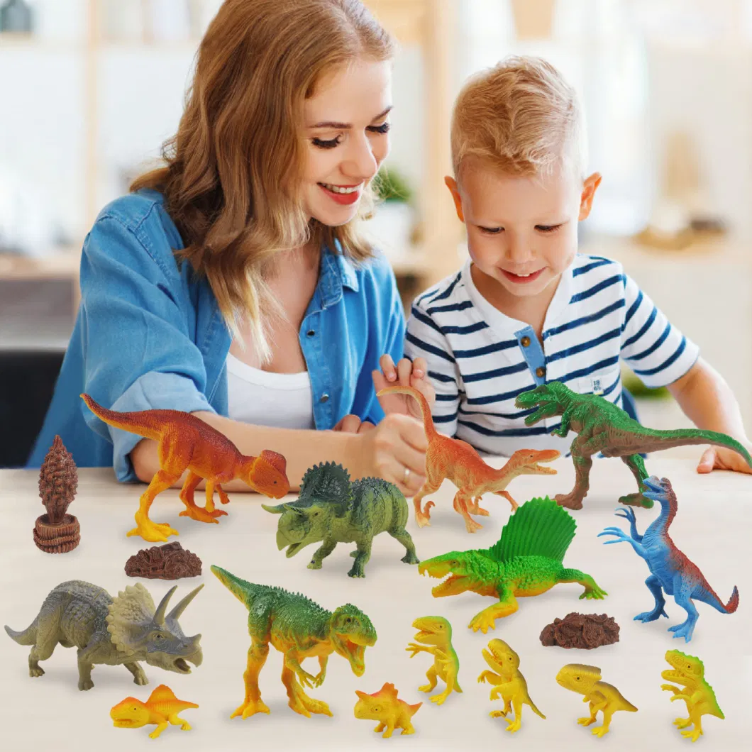 Realistic Dinosaurs Plastic Assorted Dinosaur Figures Jurassic Dinosaur World Series Velociraptor Figure Children&prime; S Toys