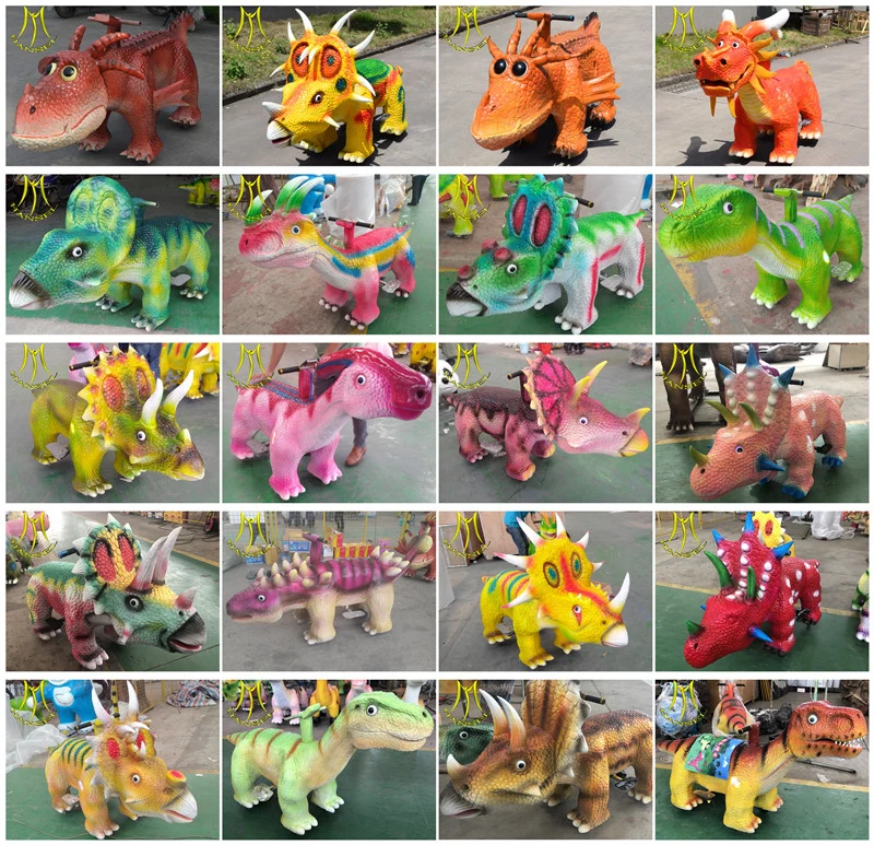 Hansel Amusement Park Entertainment Dinosaurs Electric Walking Dinosaur Scooter