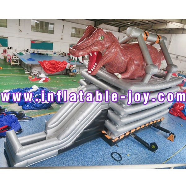 2021 New Design 9X4.5X6m Giant Inflatable Dinosaur Slide