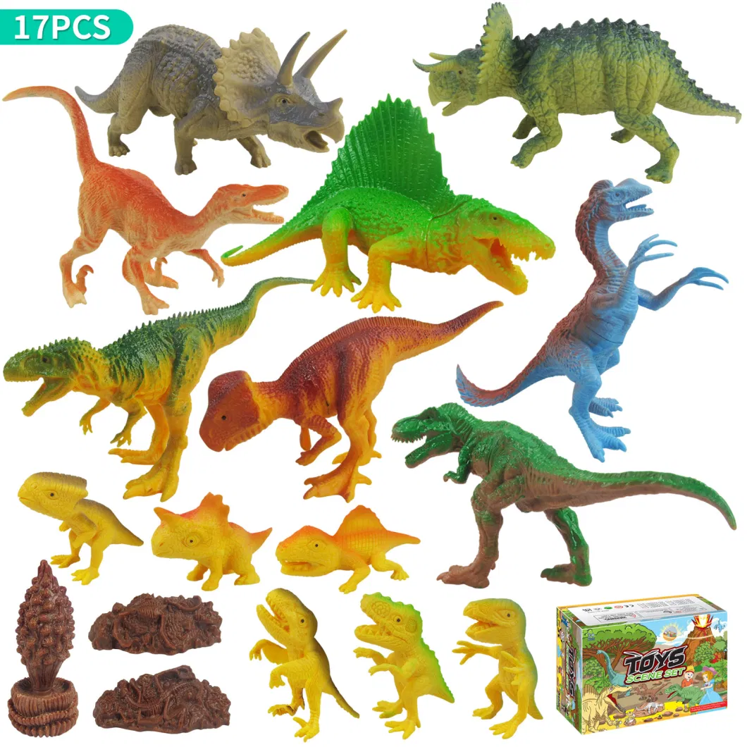 Realistic Dinosaurs Plastic Assorted Dinosaur Figures Jurassic Dinosaur World Series Velociraptor Figure Children&prime; S Toys