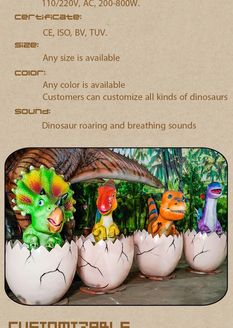 Pectosaurus Minor Animatronics Dinosaur High Quality Exclusive Customization Theme Park Playground Animals Decorative Model