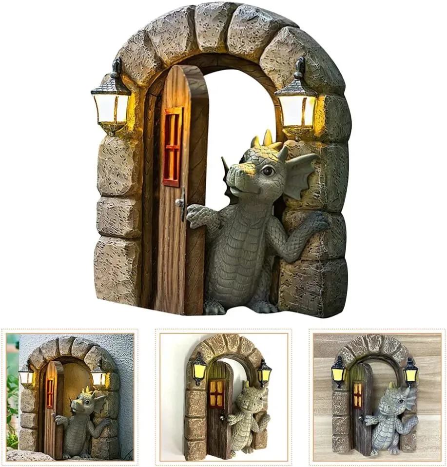 Dragon Wall Art Decor Hanging Dinosaurs Sculpture Room Decor