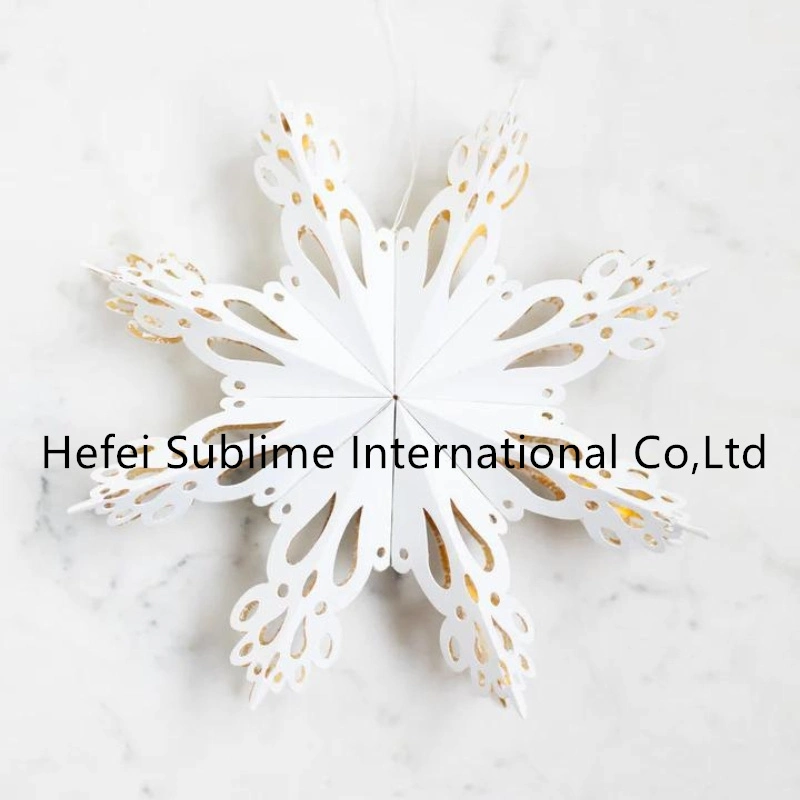 5 Color Christmas Star Snowflake Paper Lantern 20cm