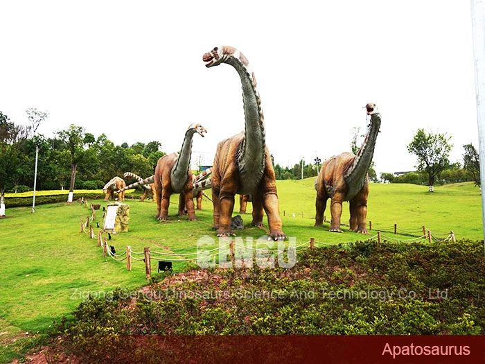 Dinosaur Sculpture Life-Size Apatosaurus Park Dinosaur