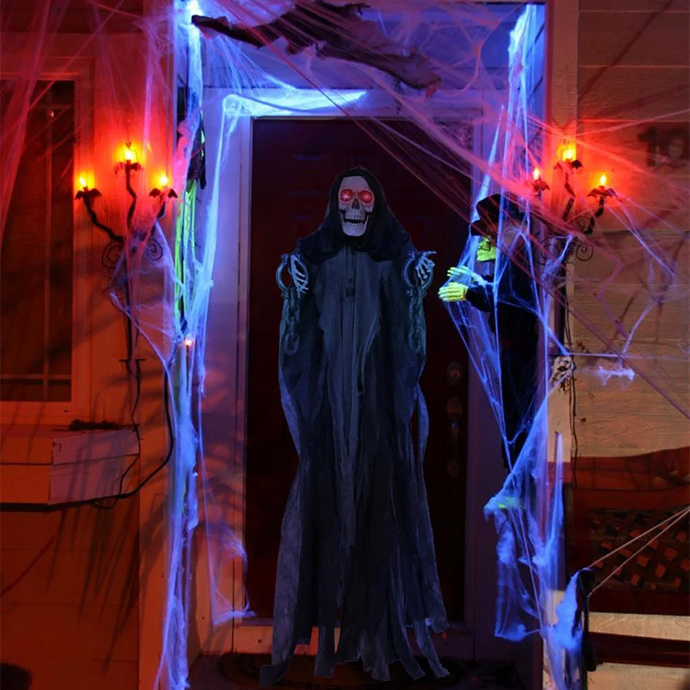 Halloween Animated Props Haunted House Party Lifesize Animatronics LED Hanging Light