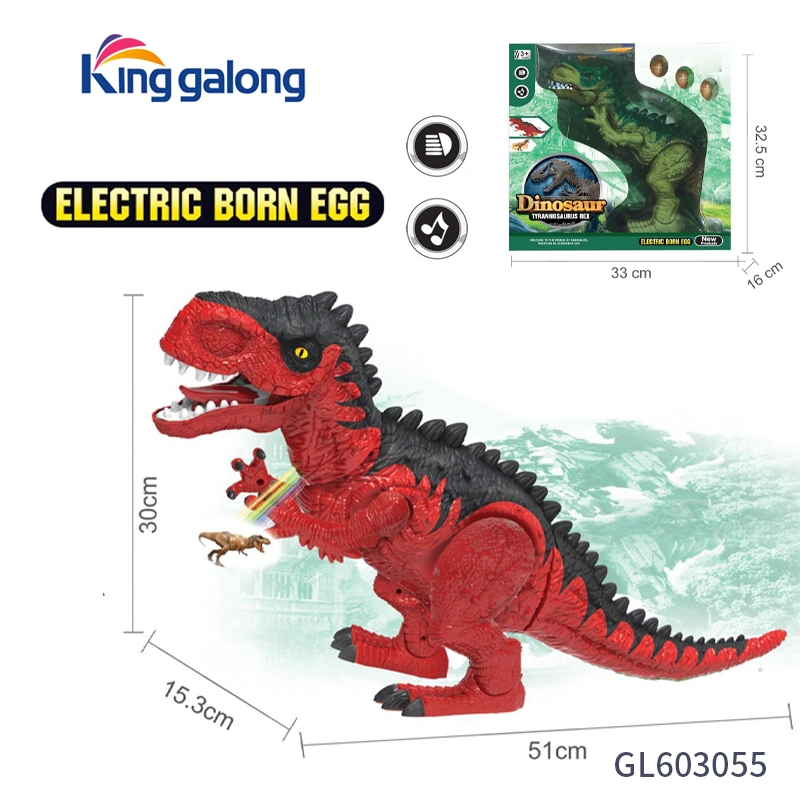 Electric Tyrannosaurus Rex Toys Imitates Walking and Sounds Dinosaurs Toys Electric Born Egg Dinosaur with Projector Sound and Light