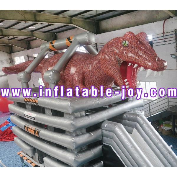 2021 New Design 9X4.5X6m Giant Inflatable Dinosaur Slide