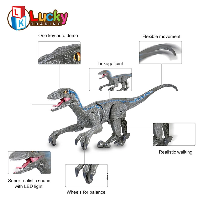 Remote Control Jurassic Dinosaur Toys for Kids