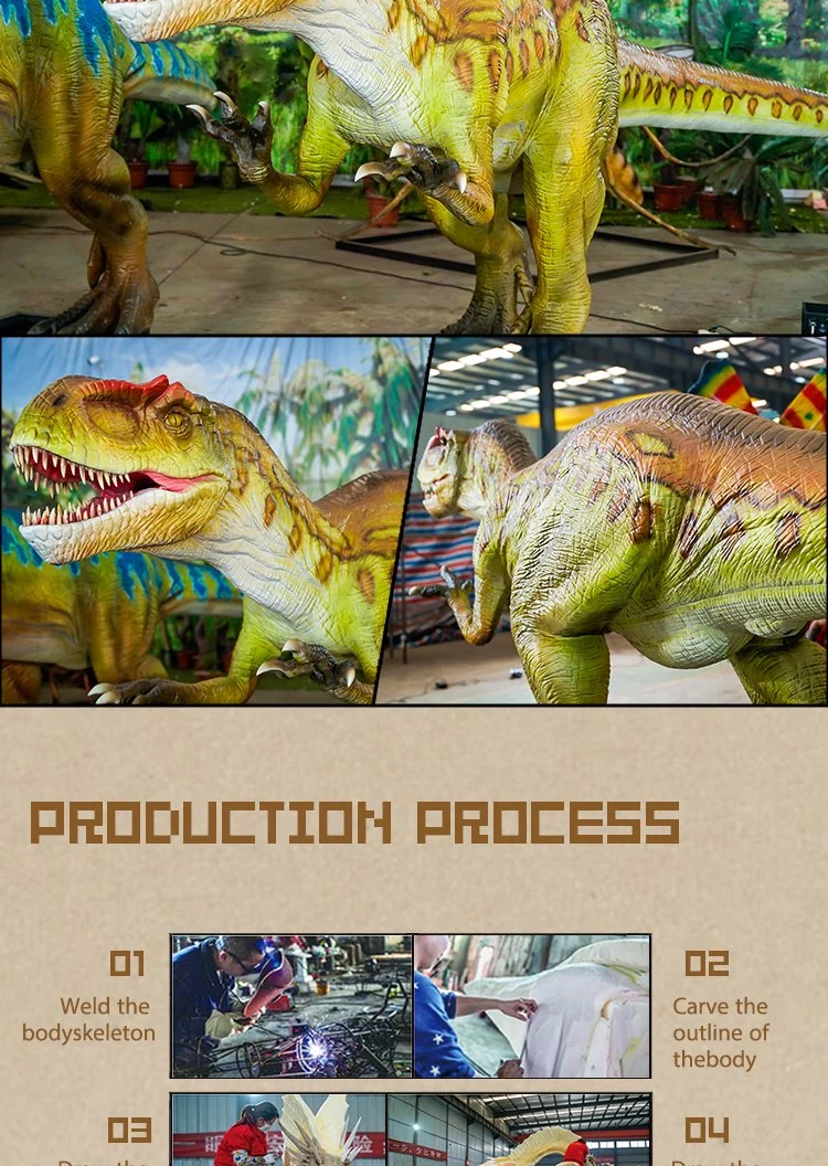 Allatosaurus High Quality Exclusive Customization Jurassic Period Simulation Electric Dinosaur Outdoor Playground