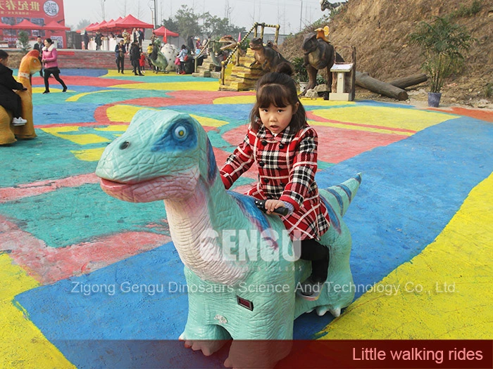Amusement Park Walking Animatronic Dinosaur Ride