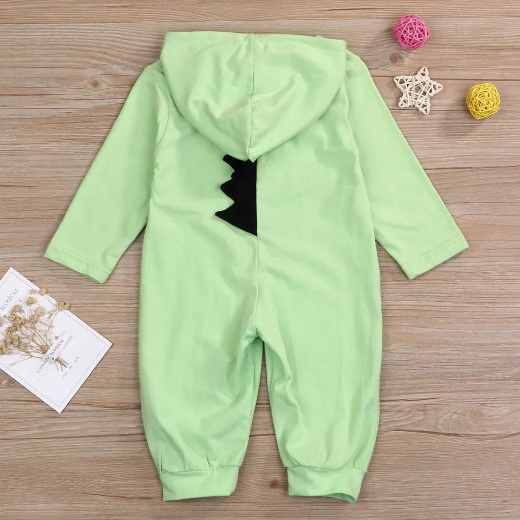 Multicolor Dinosaur Romper Jumpsuit Infant Baby Kids Hooded Romper Jumpsuit Clothes