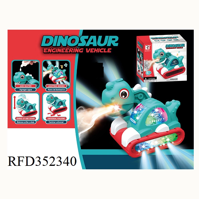 New Product Mechanical Electric Dinosaur Toy Spray Dinosaur with Wings