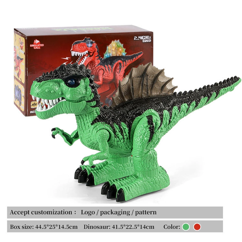 2.4GHz 8wd RC Dinosaur Electronic Tyrannosaurus with Rechargeable Battery Remote Control Robot Dinosaurs with Walking and Roaring