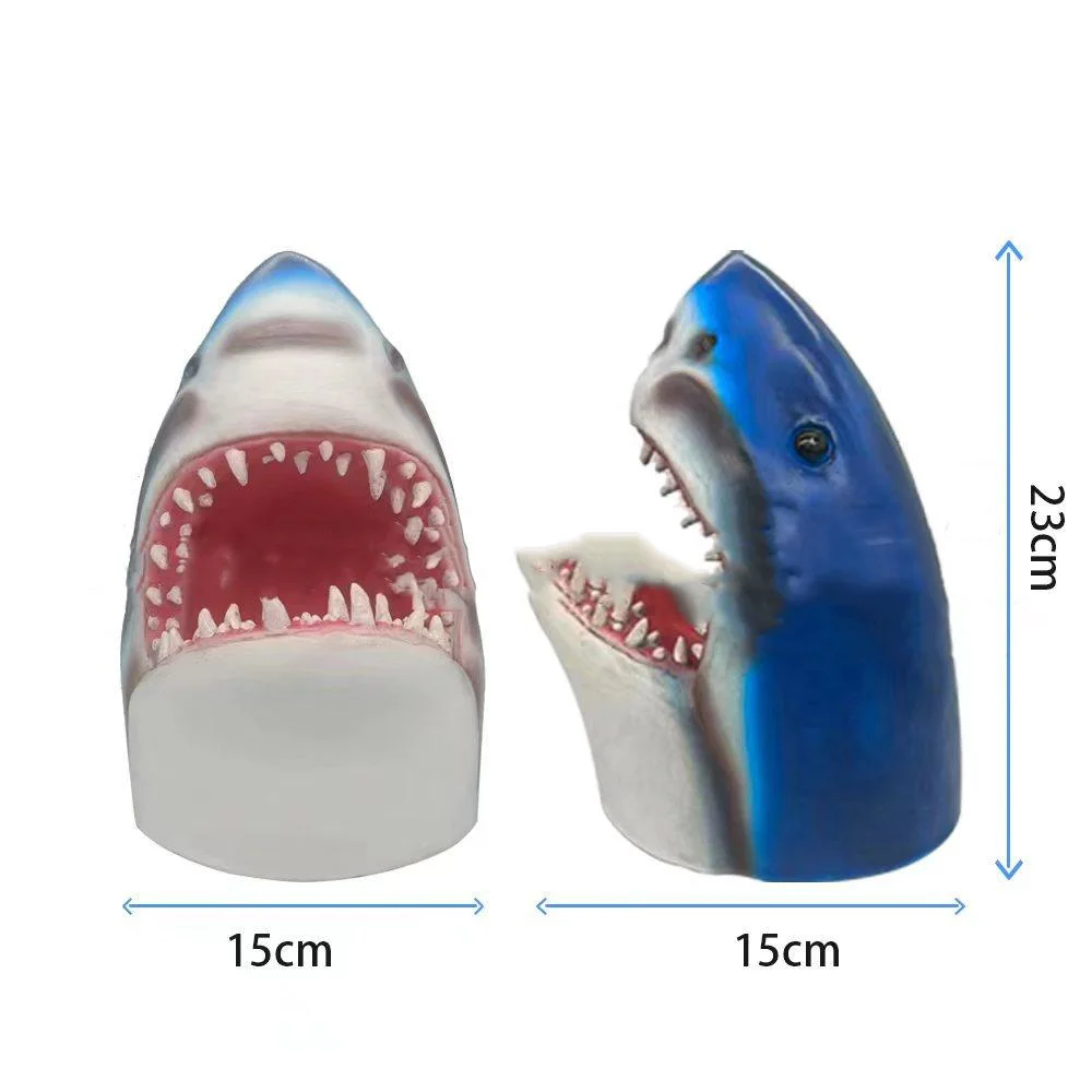 Cartoon Shark Head Resin Sculpture Decoration