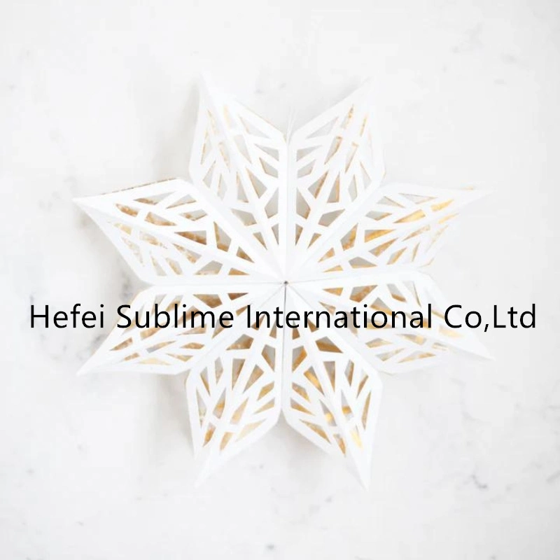 5 Color Christmas Star Snowflake Paper Lantern 20cm