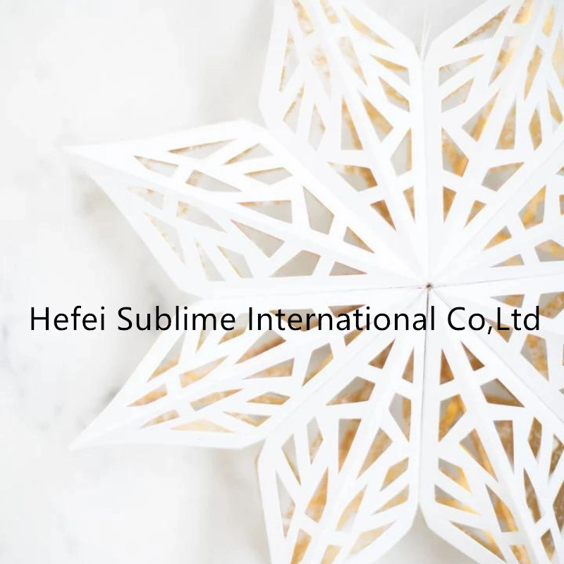 5 Color Christmas Star Snowflake Paper Lantern 20cm