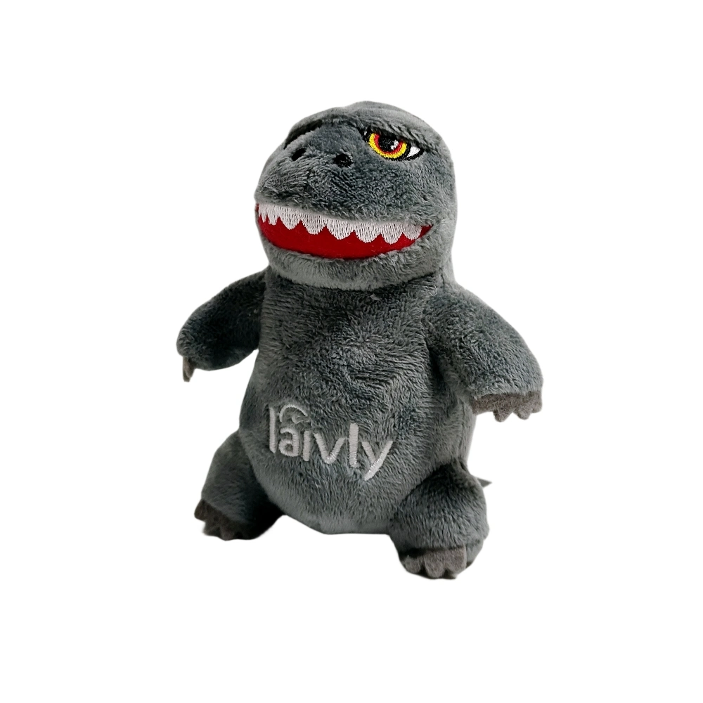 Grey Godzilla Soft Plush Stuffed Animal Dragon Kids Mv Toys