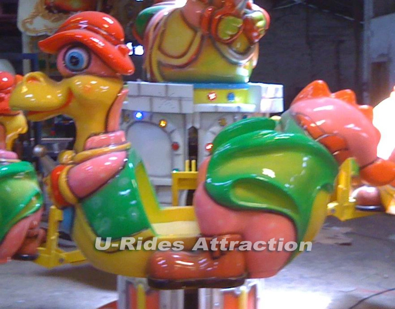 Amusement Dinosaur Kiddy Ride Helicopter