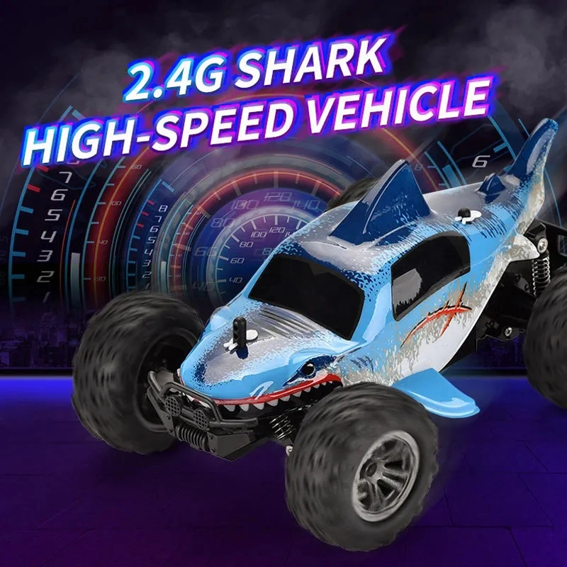 2.4G Stunt Car Shark/Dinosaur RC Car for Kids off-Road Vehicle Toy Remote Control Toys Remote Control Vehicle
