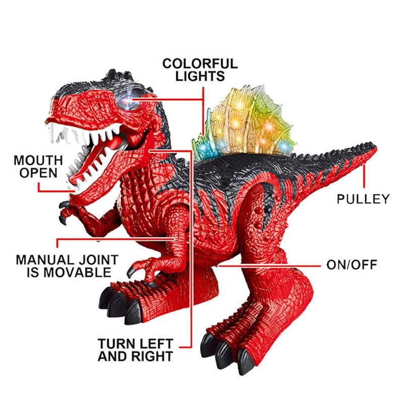 2.4GHz 8wd RC Dinosaur Electronic Tyrannosaurus with Rechargeable Battery Remote Control Robot Dinosaurs with Walking and Roaring