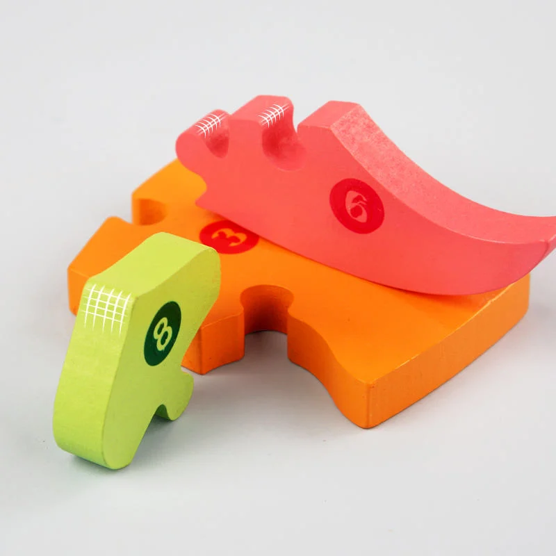 Wood Toys 3D Puzzle Children&prime;s Dinosaur Wooden Children Animal Toy