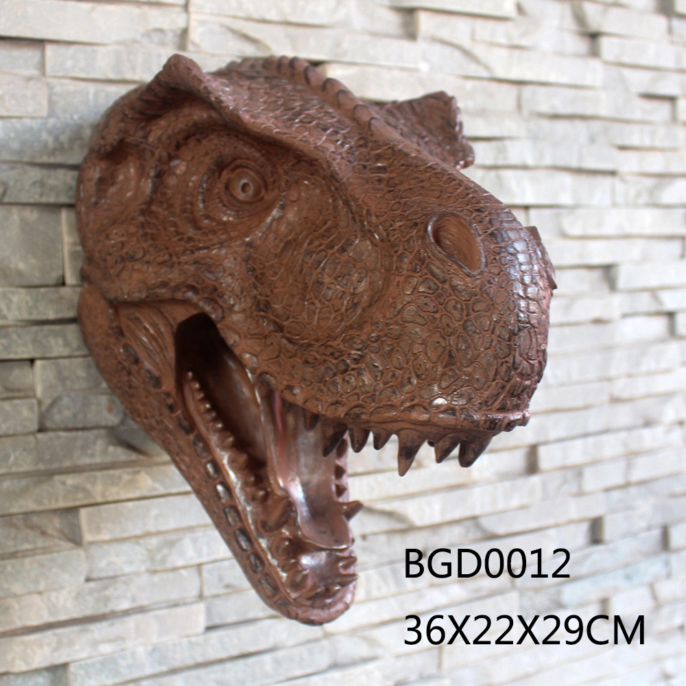 Wall Decoration Restaurant Deco Animatronic Dinosaur Head