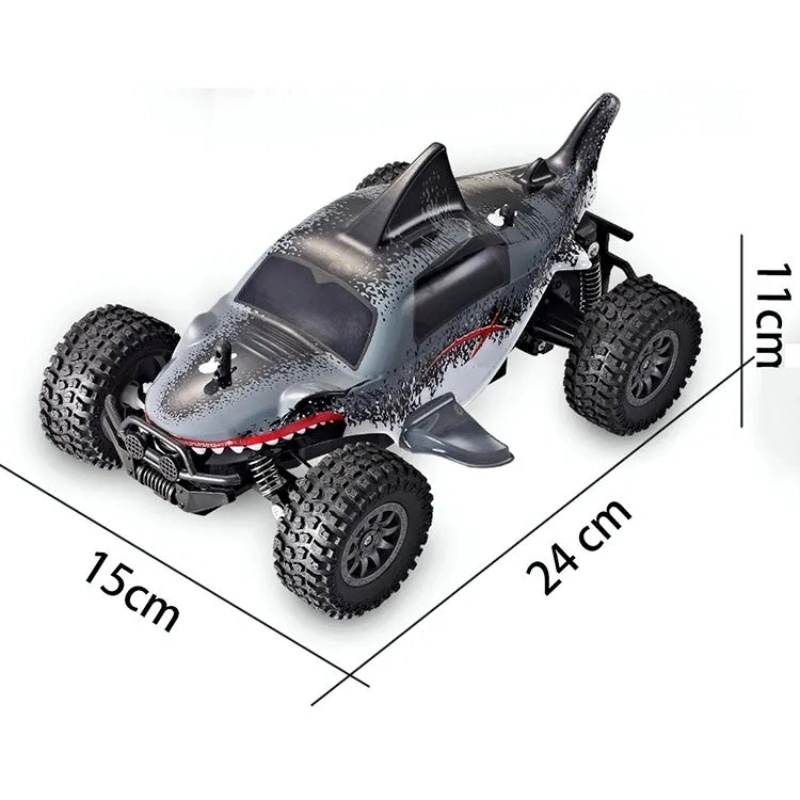 2.4G Stunt Car Shark/Dinosaur RC Car for Kids off-Road Vehicle Toy Remote Control Toys Remote Control Vehicle