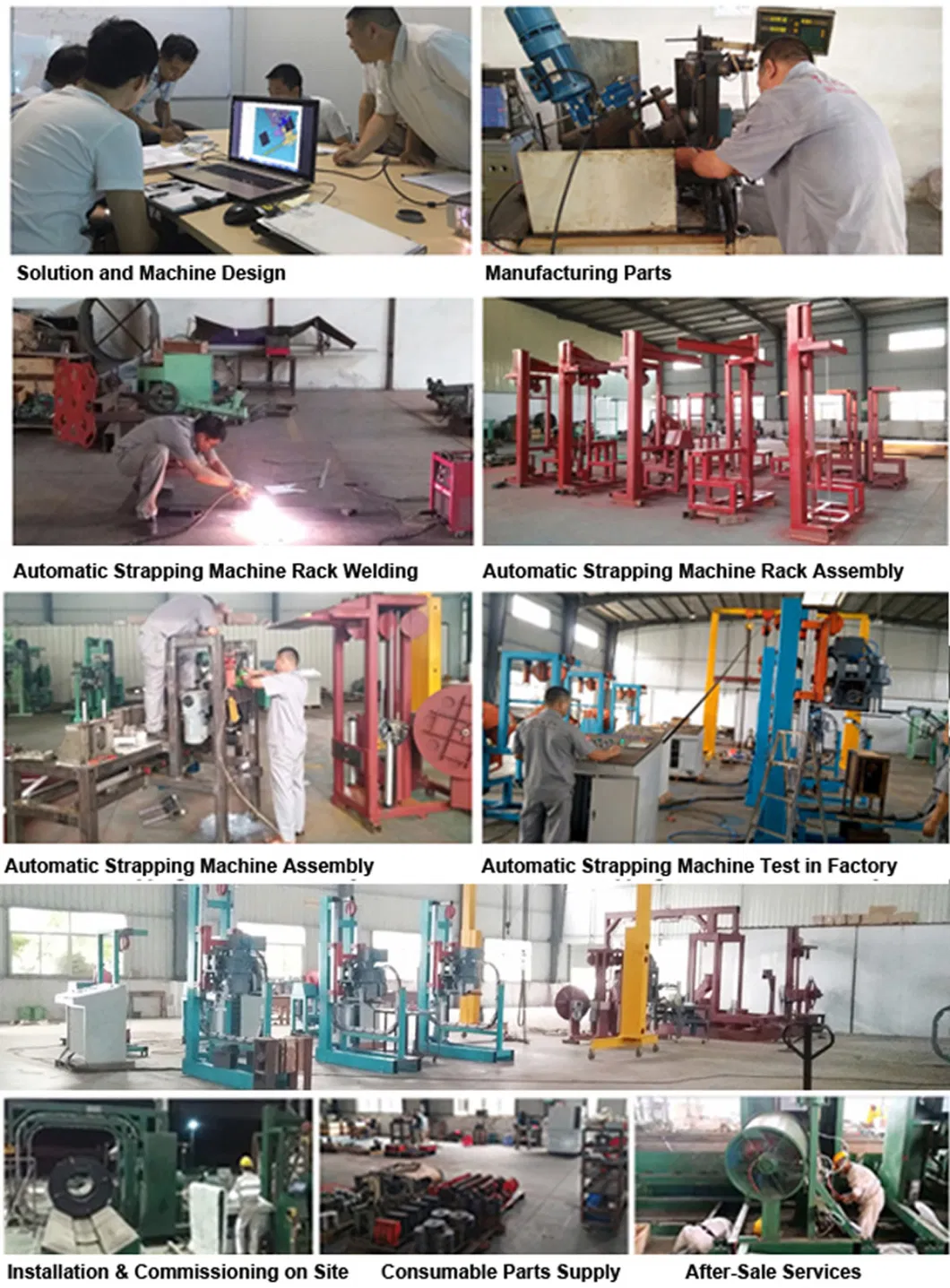 Tube Packaging Line Fully Automatic Strapping Machine