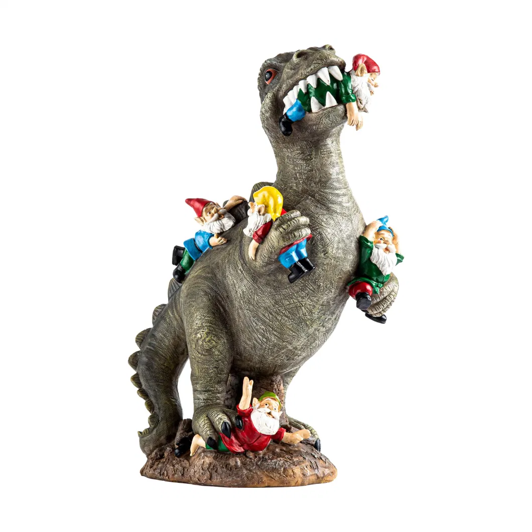 Statues Outdoor Decor Dinosaur Art Outdoor Garden Decor Garden Gnome